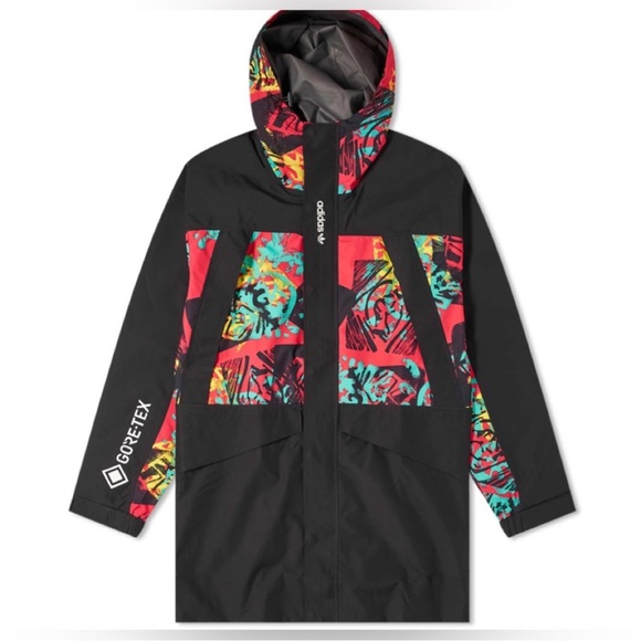 Adidas Adventure Goretex Windbreaker rare print - Picture 1 of 12